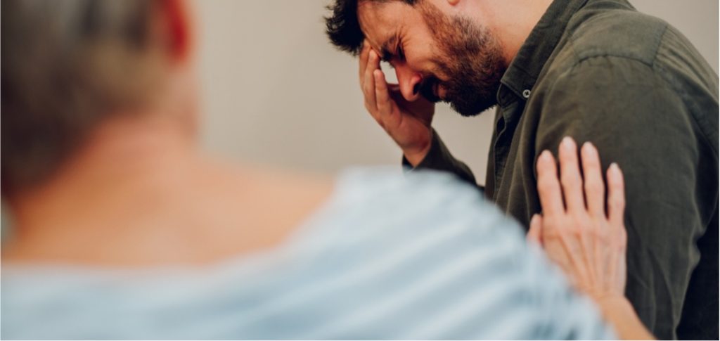 Man suffring from focalin addiction